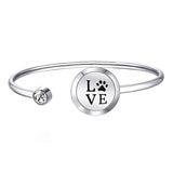 20mm With Magnet Can Wiggle Up and Down Aroma Locket Stainless Steel Bangle Essential Oils Diffuser Locket Bracelet (Dropship)